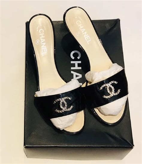 chanel sandals 2019 mules|chanel sandals cc logo.